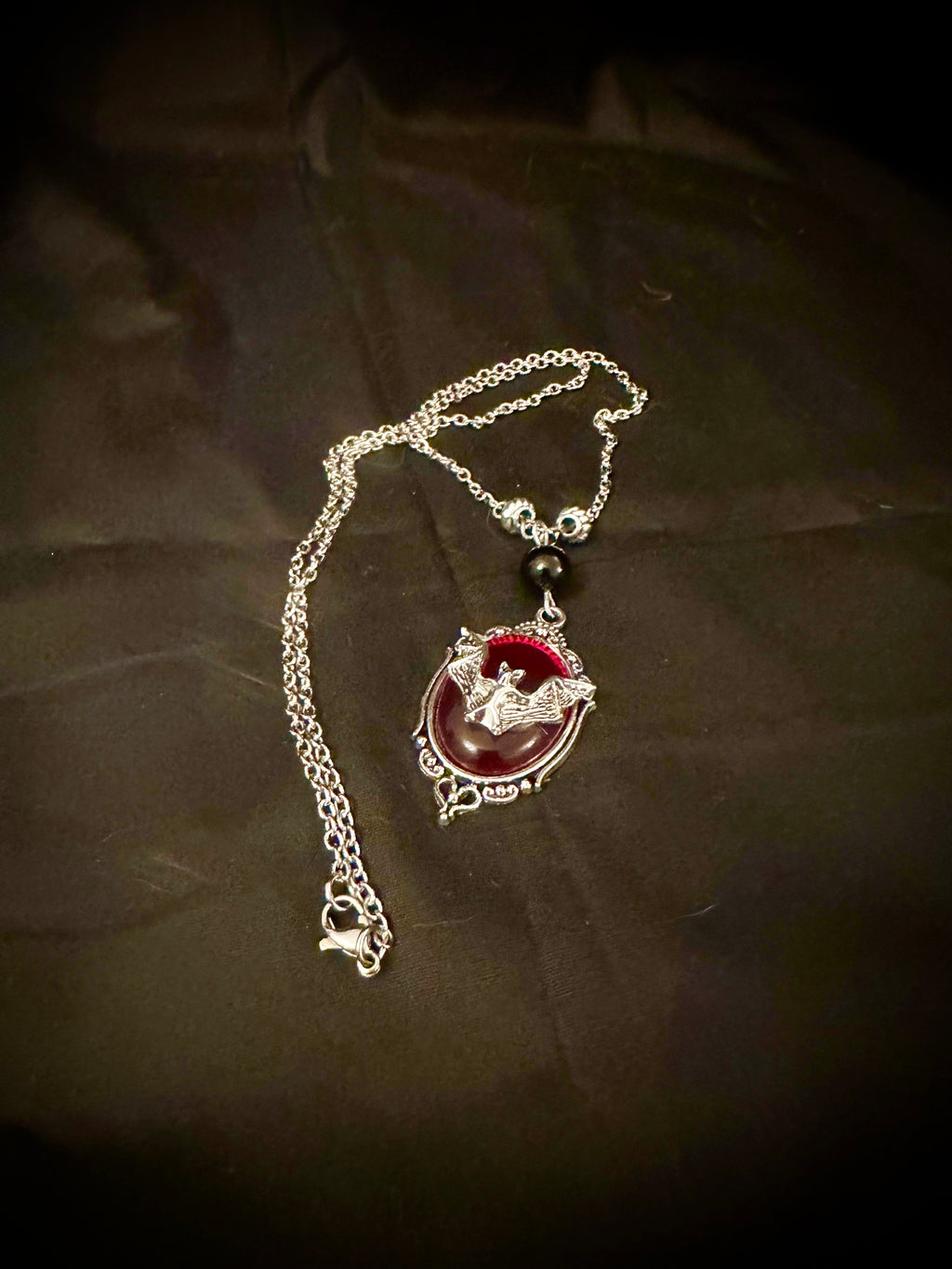 Red Bat Necklace