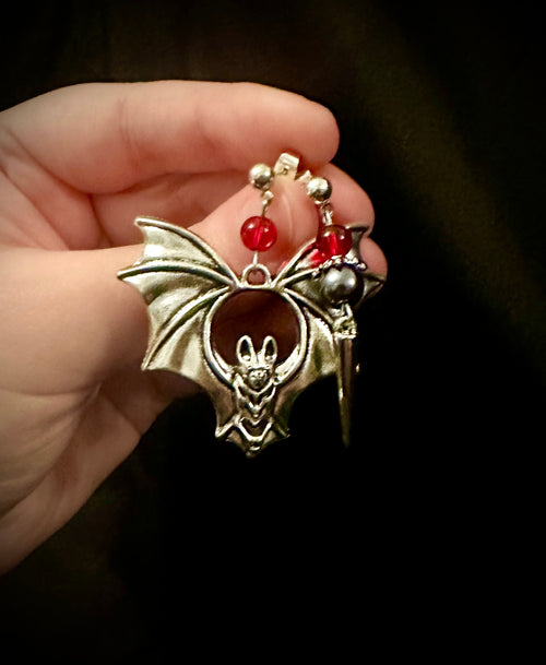 Bat Mismatched Earrings